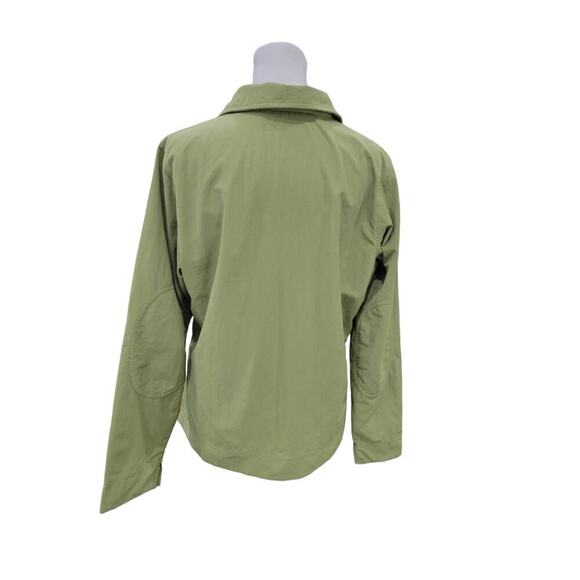 Sorel Women's Zip up Jacket Size Medium Green Cargo Utility Lightweight Nylon - Picture 5 of 11